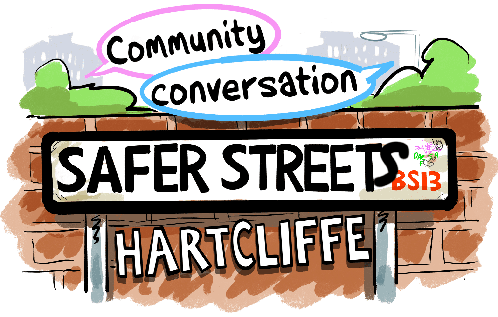 Hartcliffe Safer Streets banner